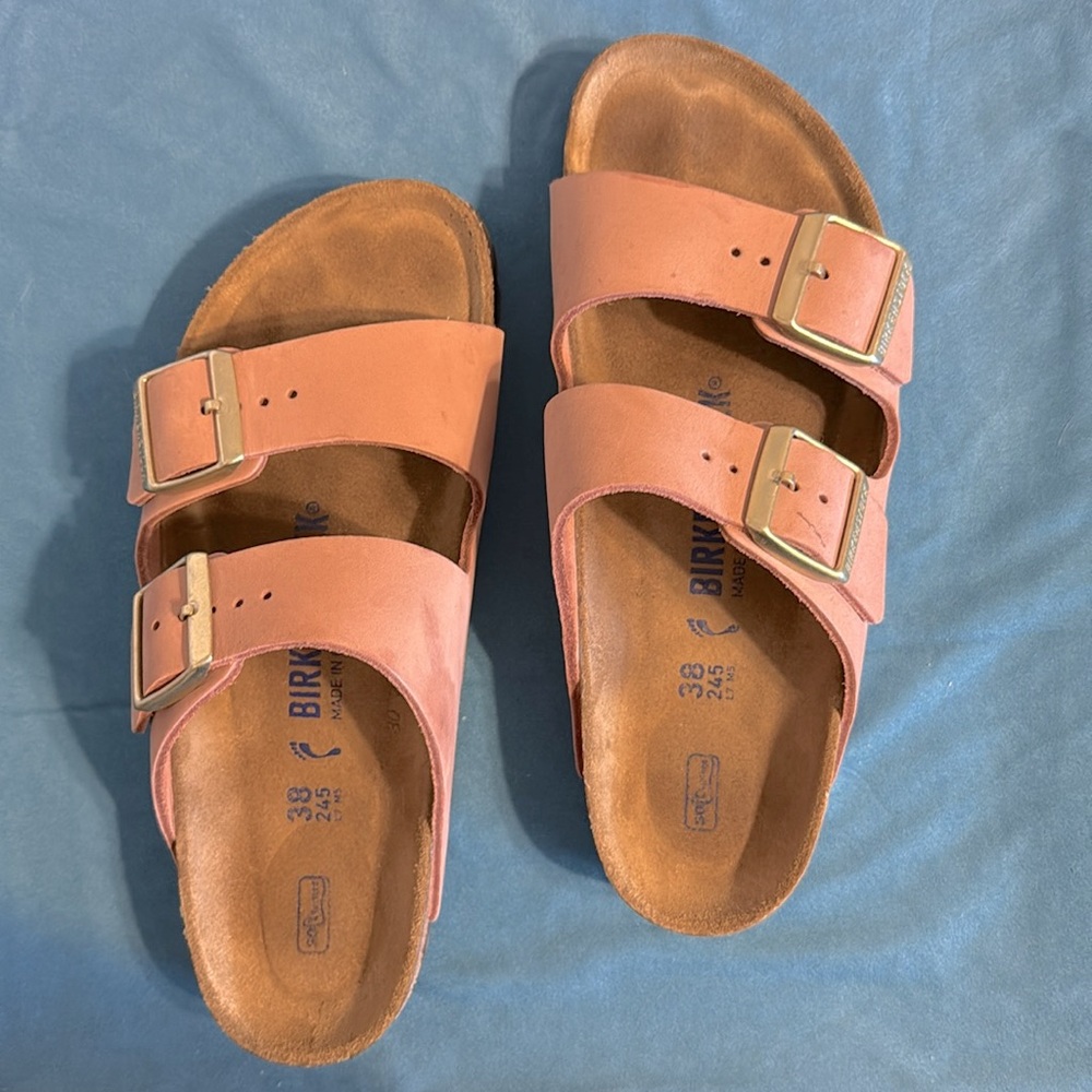 Birkenstock Light Pink Double Buckle Sandals - Picture 5 of 5